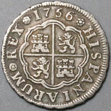 1756-M Spain 1 Real XF Ferdinand VI Madrid Mint Silver Pirate Colonial Coin (21080605R)
