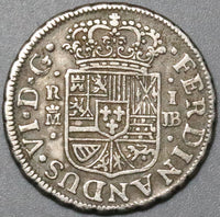 1756-M Spain 1 Real XF Ferdinand VI Madrid Mint Silver Pirate Colonial Coin (21080605R)