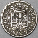 1756-M Spain 1 Real XF Ferdinand VI Madrid Mint Silver Coin (20061701R)