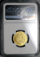 1790 NGC AU 55 Spain 2 Escudos Charles IV Madrid Gold Coin (22103101D)