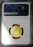 1793 NGC AU 58 Spain 2 Escudos Charles IV Madrid Gold Coin (22120501D)