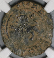 1474 NGC Fine Det Spain 2 Maravedis Cuenca Columbus Voyage Ferdinand & Isabella Coin (20090301C)