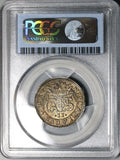 1682-M PCGS AU 55 Spain 2 Reales Charles II Segovia Silver Coin POP 1/0 (21012006D)