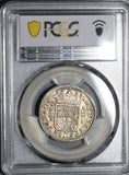 1727-F PCGS AU 55 Spain 2 Reales Philip V Silver Segovia Mint Coin (20091501C)