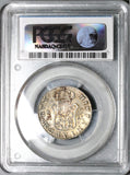 1808-M PCGS AU 58 Spain 2 Reales Charles IV Madrid Spanish Silver Coin (21081601C)