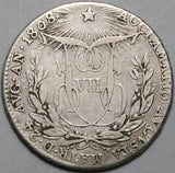 1808 Ferdinand VII Spain 2 Reales Proclamation Coronation Medal Silver Coin (23020901R)
