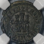 1601-C NGC XF 45 Spain 2 Maravedis Philip III Segovia Lion Castle Coin (21012402C)