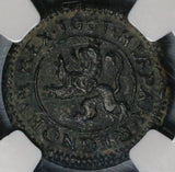 1601-C NGC XF 45 Spain 2 Maravedis Philip III Segovia Lion Castle Coin (21012402C)