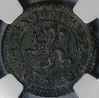 1601-C NGC XF 45 Spain 2 Maravedis Philip III Segovia Lion Castle Coin (21012402C)