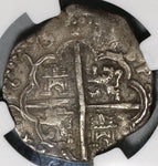 1613-C NGC VF 35 Spain 4 Reales Toledo Mint Cob Silver Coin POP 1/0 (20021004C)