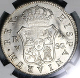 1811-V NGC MS 64 Spain 4 Reales Ferdinand VII Valencia Mint State Silver Coin (20052603C)