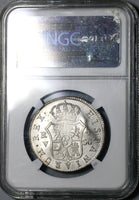 1811-V NGC MS 64 Spain 4 Reales Ferdinand VII Valencia Mint State Silver Coin (20052603C)
