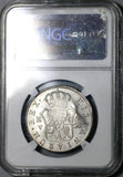 1811-V NGC MS 64 Spain 4 Reales Ferdinand VII Valencia Mint State Silver Coin (20052603C)