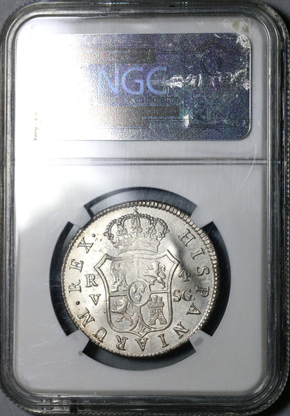 1811-V NGC MS 64 Spain 4 Reales Ferdinand VII Valencia Mint State