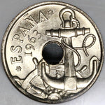 1963(63) NGC MS 64 Spain 50 Centimos Mint State Coin (20021503C)