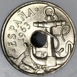 1963(63) NGC MS 64 Spain 50 Centimos Mint State Coin (20021503C)