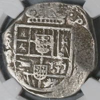 1630-R NGC VF 30 Spain 8 Reales Seville Mint Philip IV Cob Silver Coin (20060301C)