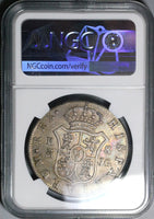1808-M IG NGC VF Spain 8 Reales Charles IV Scarce Assayer Silver Coin (23020903C)
