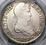 1813-C PCGS XF Det Spain 8 Reales Ferdinand VII Cadiz Mint Silver Coin (22090406D)