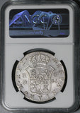 1818/28-M NGC VF 25 Spain 8 Reales Rare Date Error Silver Coin POP 1/0 (20090302C)