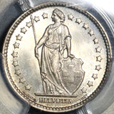 1913 PCGS MS 66 Switzerland 1 Franc Gem BU Swiss Silver Coin (20031501C)