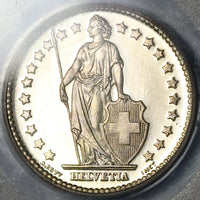 1939 PCGS SP 67 Switzerland 1 Franc Specimen Proof Swiss Gem Coin (22080101C)