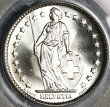 1965 PCGS MS 66 Switzerland 1 Franc Mint State Swiss Coin (19111201C)
