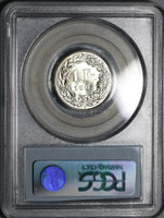 1965 PCGS MS 67 Switzerland 1 Franc Mint State Swiss Coin (19111202C)