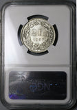 1957 NGC MS 67 Switzerland 2 Francs Swiss Gem Silver Coin POP 6/0 (22020503C)