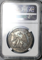 1741 Basel NGC AU 53 1/2 Thaler Dragon City View Swiss Canton Silver Coin (20092802C)