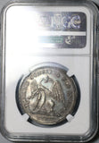 1741 Basel NGC AU 53 1/2 Thaler Dragon City View Swiss Canton Silver Coin (20092802C)