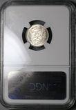 1915-A NGC MS 65 Tunisia 50 Centimes France Protectorate Silver Coin (23032401C)