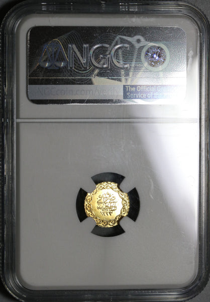 1836 NGC MS 64 Turkey Gold 1/4 Cedid Mahmudiye 1223/29 Coin