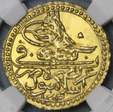 1801 NGC MS 63 Turkey Gold 1 Zeri Mahbub 1203/12 Mint State Coin POP 1/1 (19052902C)