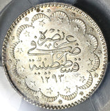 1885 PCGS MS 64 Turkey 5 Kurush 1293/11 Ottoman Empire Silver Coin (20100601C)