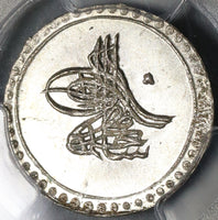 1792 PCGS MS 66 Ottoman Turkey 5 Para 1203/5 AH Silver Coin POP 1/0 (19112202C)