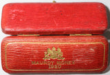 1920 George V Maundy Coin Set Red Case Box No Coins Great Britain (20011101R)