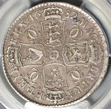 1682 PCGS VF 30 Charles II 1/2 Crown Rare Great Britain England Silver Coin (21010602C)