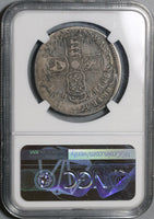 1686 NGC F 15 James II Mint Error 1/2 Crown Great Britain Silver Coin (21032105C