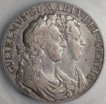 1689 ICG F 15 William Mary 1/2 Crown Great Britain Silver 2nd Shield Coin (21061201C)