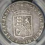 1689 PCGS VF 25 William Mary 1/2 Crown Great Britain Silver Coin (21010402C)