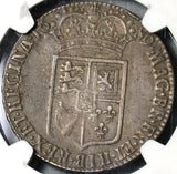 1689 NGC VF 30 William Mary 1/2 Crown Great Britain Silver Coin (21012101D)