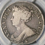 1707-E PCGS VF 20 Anne 1/2 Crown Great Britain England Silver Coin (22113002C)