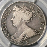 1707-E PCGS VF 20 Anne 1/2 Crown Great Britain England Silver Coin (22113002C)
