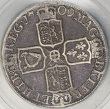 1709 ICG VG 8 Anne 1/2 Crown Great Britain Post Union Silver Coin (21061106C)
