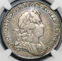 1715 NGC VF 25 George I Silver 1/2 Crown Rare Great Britain 1st Year Issue Coin (20081301C)