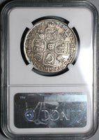 1715 NGC VF 25 George I Silver 1/2 Crown Rare Great Britain 1st Year Issue Coin (20081301C)
