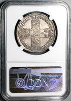 1746/5 NGC XF Det George II 1/2 Crown Great Britain Spain Lima Coin (22100803C)