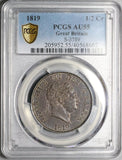 1819 PCGS AU 55 George III 1/2 Crown Great Britain Silver Coin (23020503C)