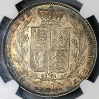 1844 NGC AU Det Victoria 1/2 Crown Great Britain Silver Coin (19030601C)